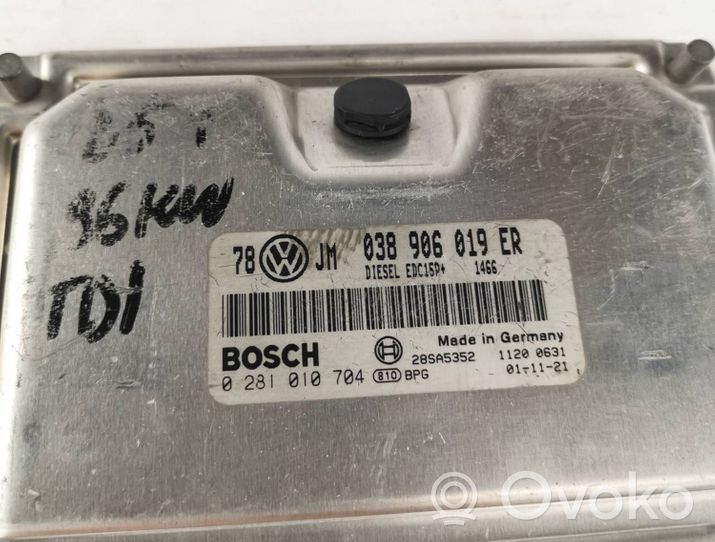 Volkswagen PASSAT B5.5 Sterownik / Moduł ECU 038906019ER