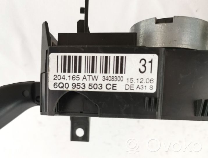 Volkswagen Polo IV 9N3 Commodo, commande essuie-glace/phare 6Q0953503CE