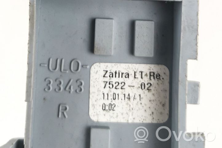 Opel Zafira B Porte ampoule de feu arrière 752202