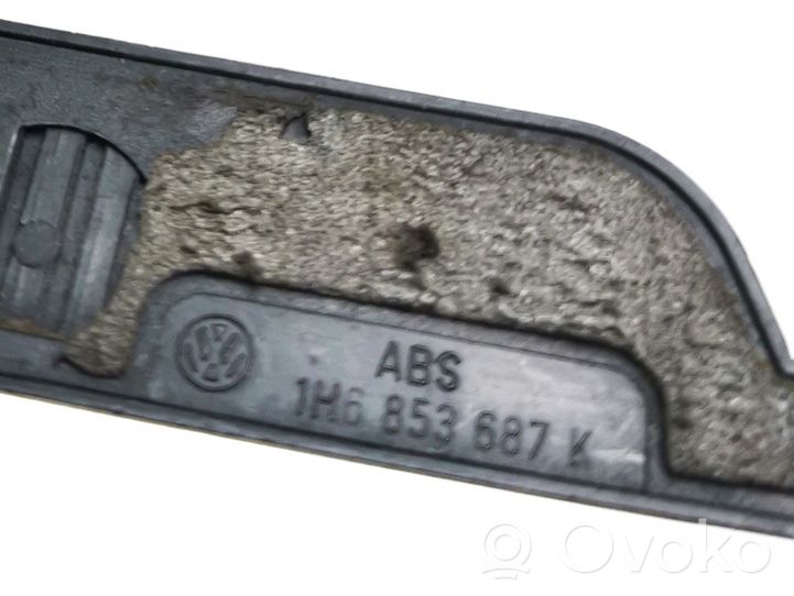 Volkswagen Golf III Logo, emblème de fabricant 1h6853687k