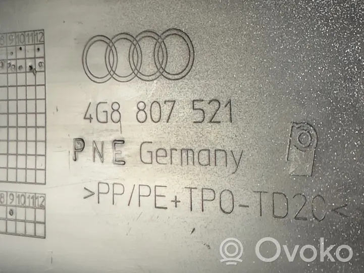 Audi A7 S7 4G Takapuskurin alaosan lista 4g8807521