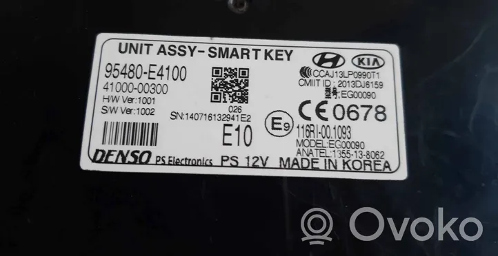 KIA Soul Moduł / Sterownik systemu uruchamiania bezkluczykowego 95480E4100