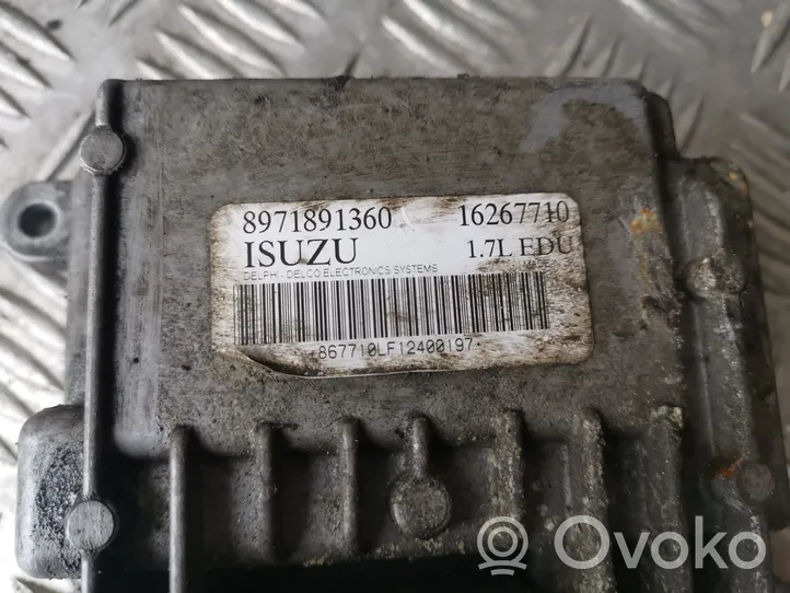 Opel Astra G Fuel injection pump control unit/module 8971891360