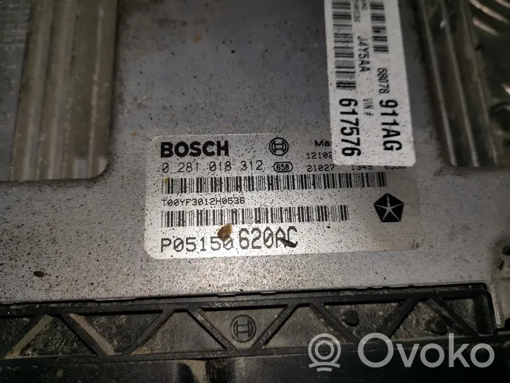 Fiat Freemont Sterownik / Moduł ECU 0281018312