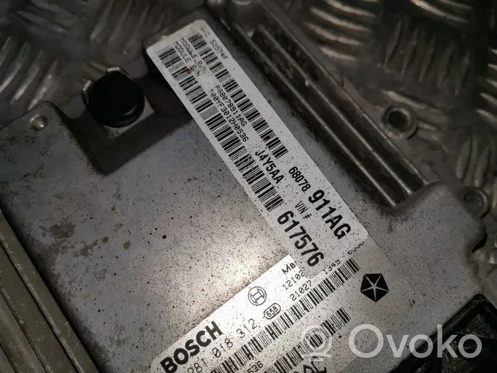 Fiat Freemont Sterownik / Moduł ECU 0281018312