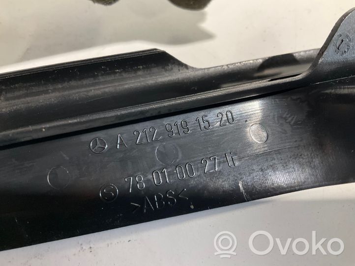 Mercedes-Benz E W212 Rivestimento del binario sedile anteriore del passeggero A2129191520