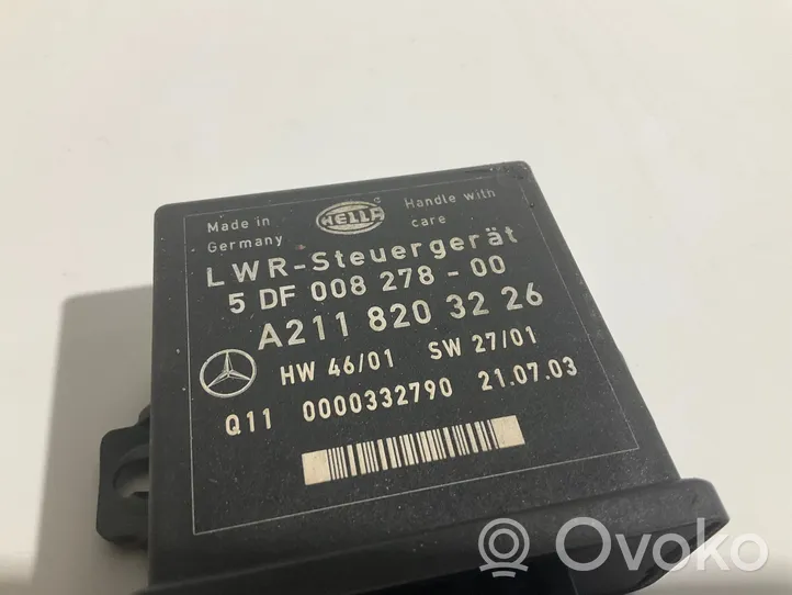 Mercedes-Benz E W211 Sterownik / Moduł świateł LCM A2118203226