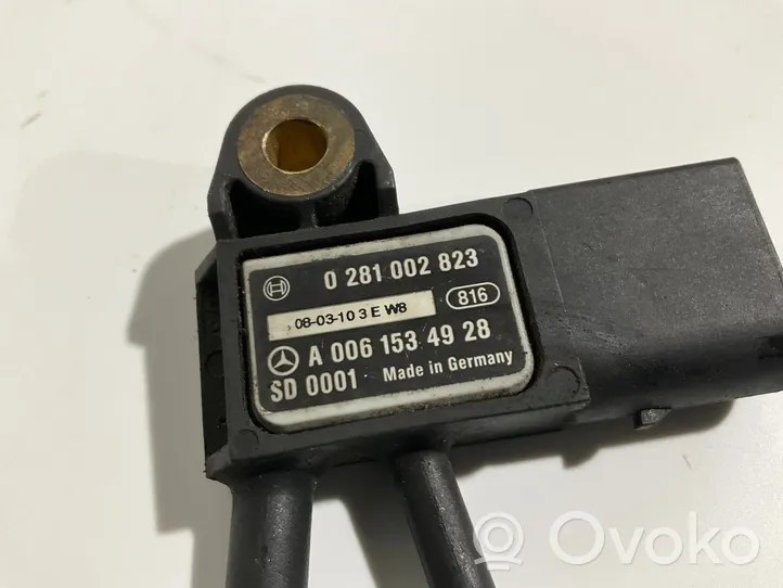 Mercedes-Benz E W211 Izplūdes gāzu spiediena sensors A0061534928