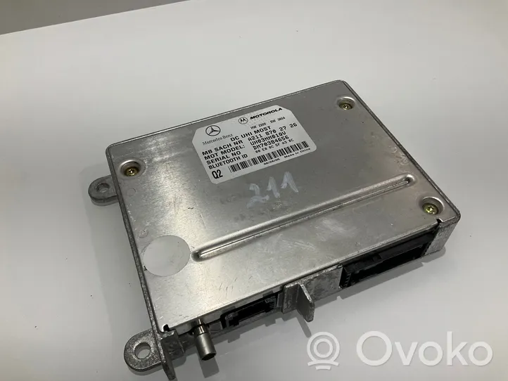 Mercedes-Benz E W211 Module unité de contrôle Bluetooth A2118702726