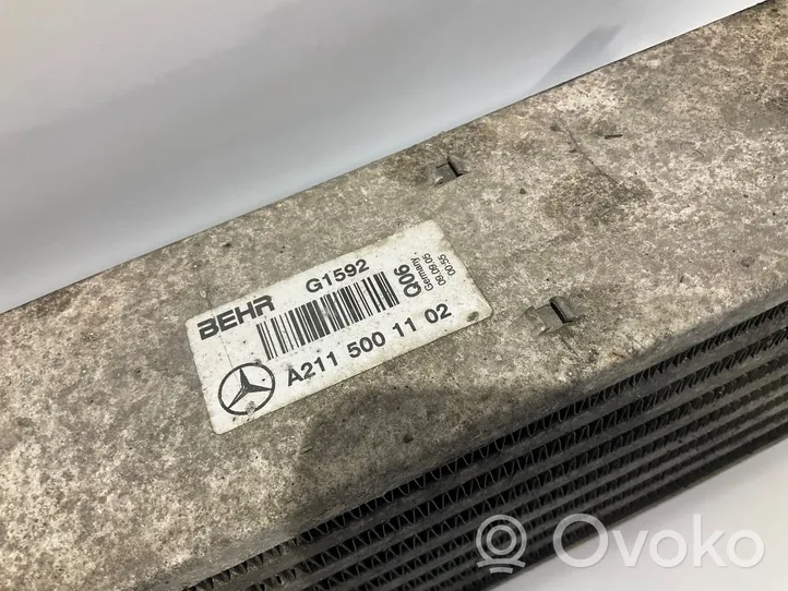 Mercedes-Benz E W211 Chłodnica powietrza doładowującego / Intercooler A2115001102