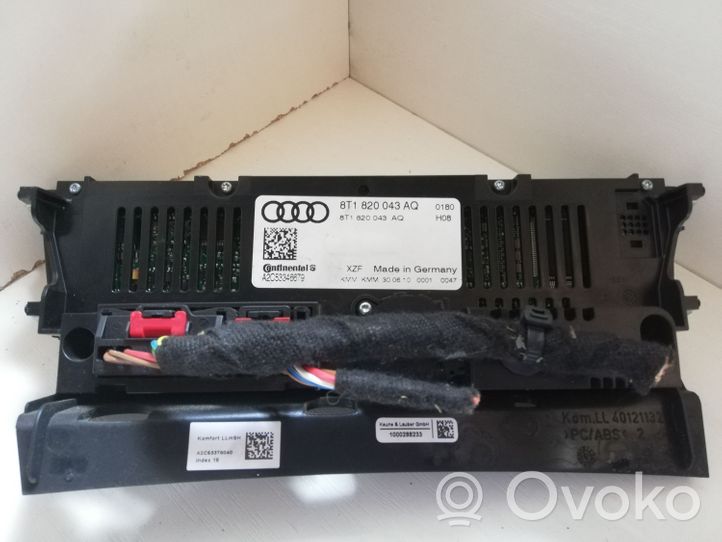 Audi A4 S4 B8 8K Panel klimatyzacji 8T1820043AQ