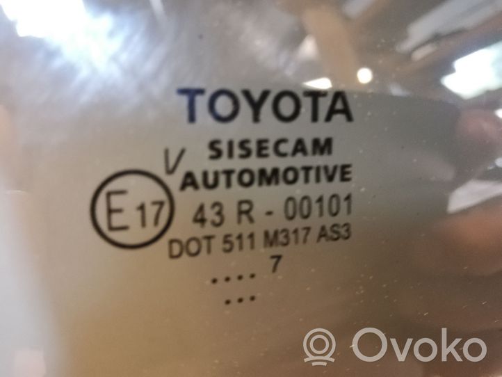 Toyota C-HR Vitre de fenêtre porte arrière 43R00101