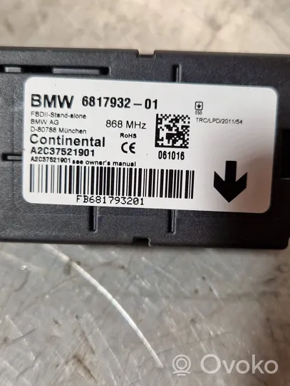 BMW X4 F26 Centralina/modulo allarme A2C37521901