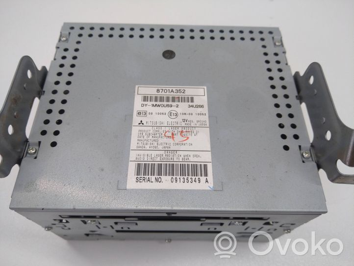 Mitsubishi Lancer X Panel / Radioodtwarzacz CD/DVD/GPS 8701A352