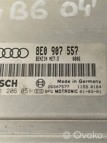 Audi A4 S4 B6 8E 8H Centralina/modulo del motore 8E0907557