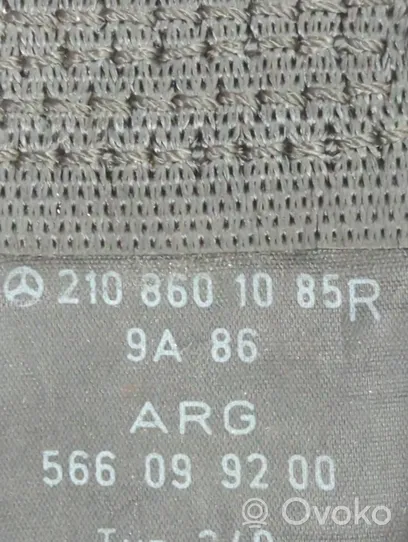 Mercedes-Benz E W210 Rear seatbelt 2108601085