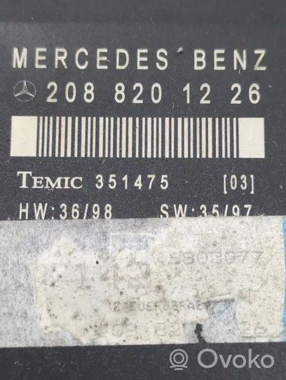 Mercedes-Benz E W210 Sterownik / Moduł drzwi 2088201226