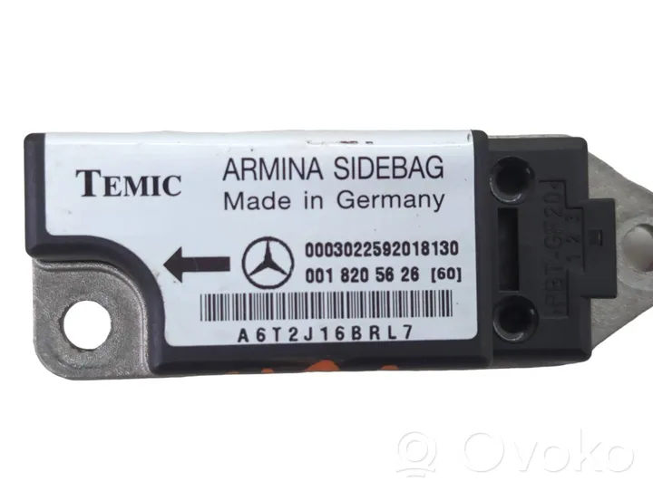 Mercedes-Benz E W210 Sensore d’urto/d'impatto apertura airbag 0018205626