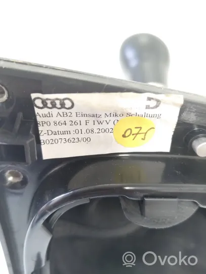 Audi A3 S3 8P Vaihteenvalitsimen kehys verhoilu muovia 8P0864261