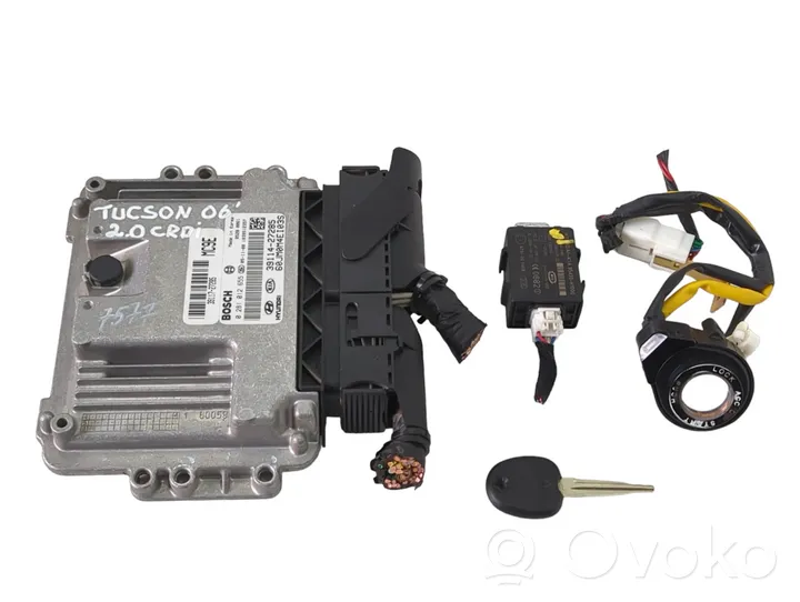 Hyundai Tucson JM Unité de commande, module ECU de moteur 0281012655