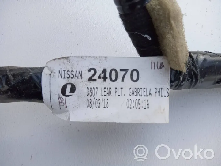 Infiniti QX80 Faisceau de câbles hayon de coffre 24070-6GW0A