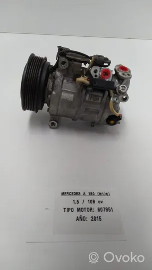 Mercedes-Benz A W176 Ilmastointilaitteen kompressorin pumppu (A/C) 4472807431