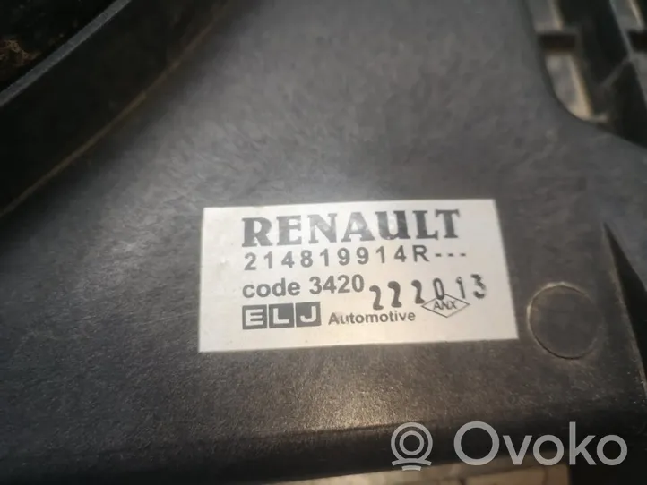 Dacia Lodgy Ventilatore di raffreddamento elettrico del radiatore 214819914R