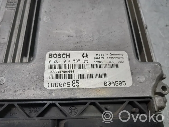 Mitsubishi Lancer VIII Sterownik / Moduł ECU 0281014585