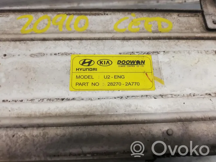 KIA Ceed Chłodnica powietrza doładowującego / Intercooler 28270-2A770