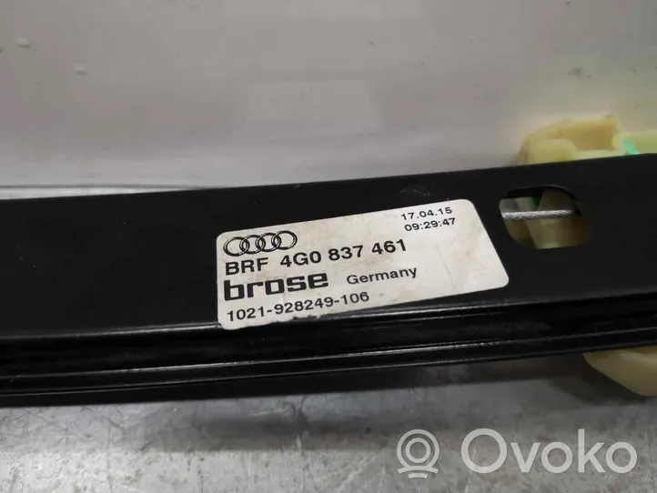 Audi A6 S6 C7 4G Mécanisme de lève-vitre avec moteur 