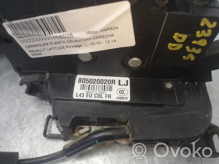 Renault Latitude (L70) Front door lock 805020020R