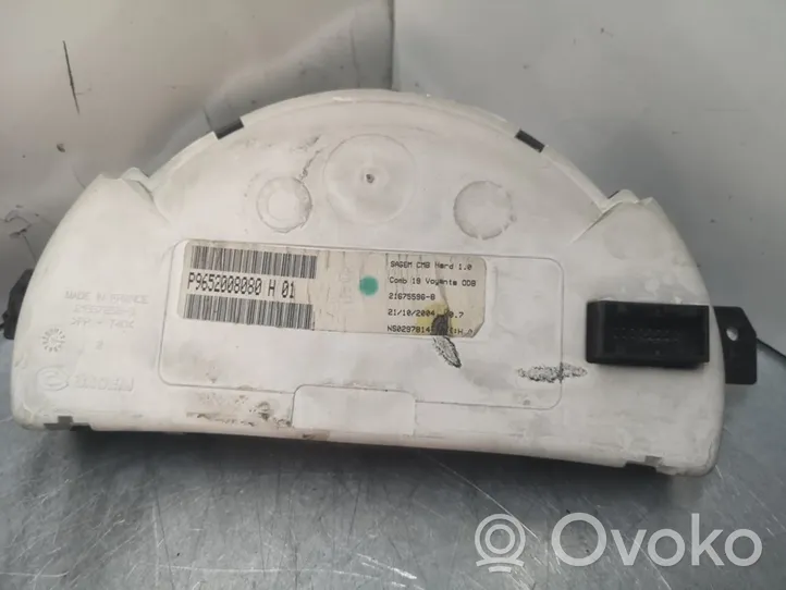 Citroen C3 Pluriel Tachimetro (quadro strumenti) 9652008080