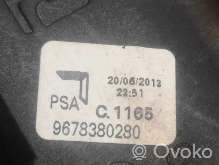 Peugeot 2008 I Revêtement pommeau de levier de vitesses cuir 9678380280