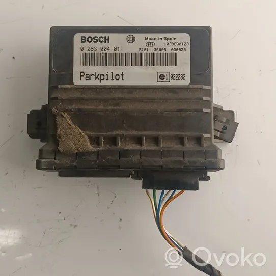 Opel Zafira A Pysäköintitutkan (PCD) ohjainlaite/moduuli 0263004011