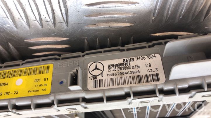 Mercedes-Benz E C207 W207 Elektrinis salono pečiuko radiatorius A2048300461