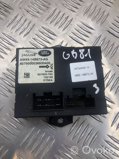 Jaguar XJ X351 Bagāžnieka pārsega vadības bloks AW9314B673AG