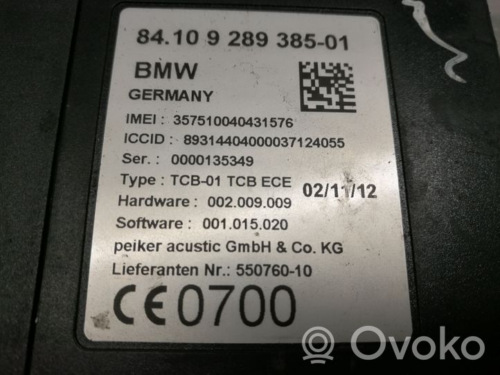 BMW 5 F10 F11 Kiti prietaisai 9289385