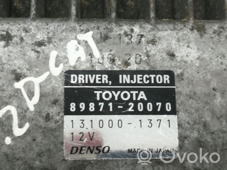 Toyota Corolla E120 E130 Unité de commande / module d'injection 8987120070