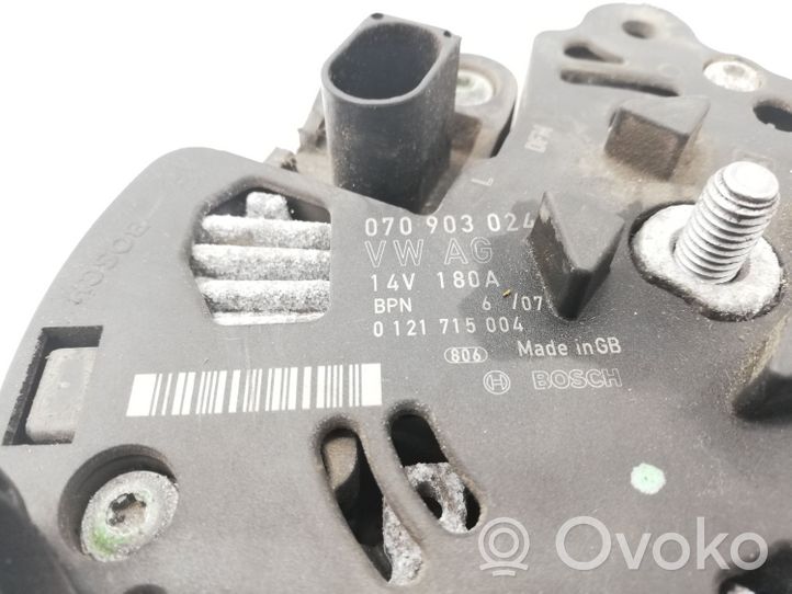 Volkswagen Multivan T5 Generatore/alternatore 070903024B