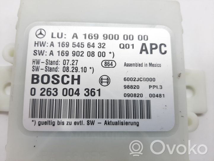 Mercedes-Benz B W245 Parkavimo (PDC) daviklių valdymo blokas 1699000000