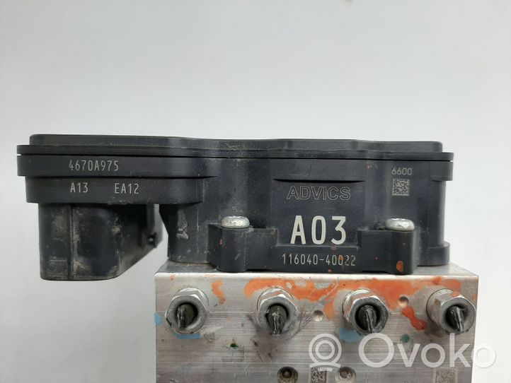 Mitsubishi L200 Pompe ABS 11604040022