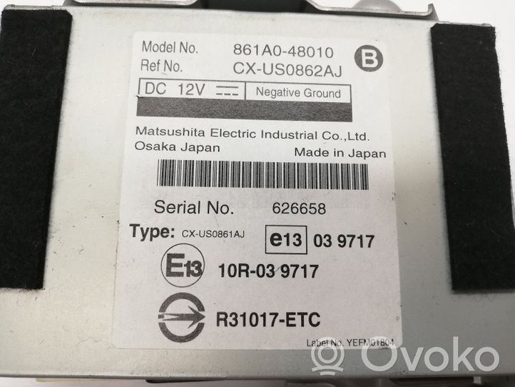 Lexus RX 330 - 350 - 400H GPS-navigaation ohjainlaite/moduuli 861A048010