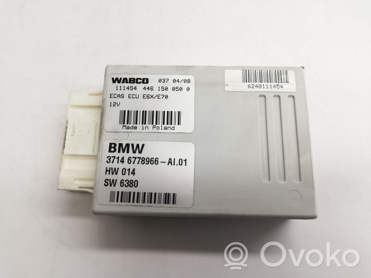 BMW X5 E70 Module de commande suspension pneumatique arrière 6778966