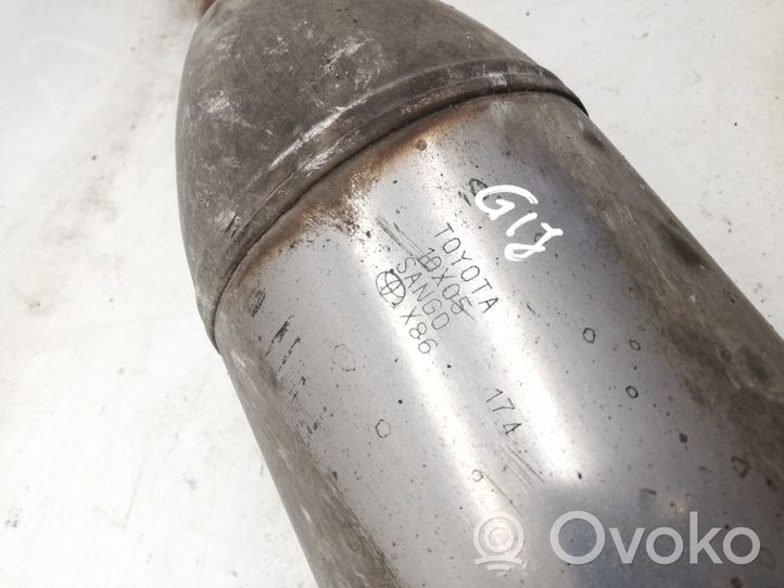 Toyota Corolla Verso E121 Filtro antiparticolato catalizzatore/FAP/DPF 10X05