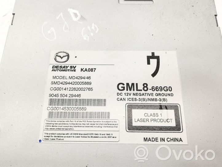 Mazda 6 Changeur CD / DVD GML8669G0