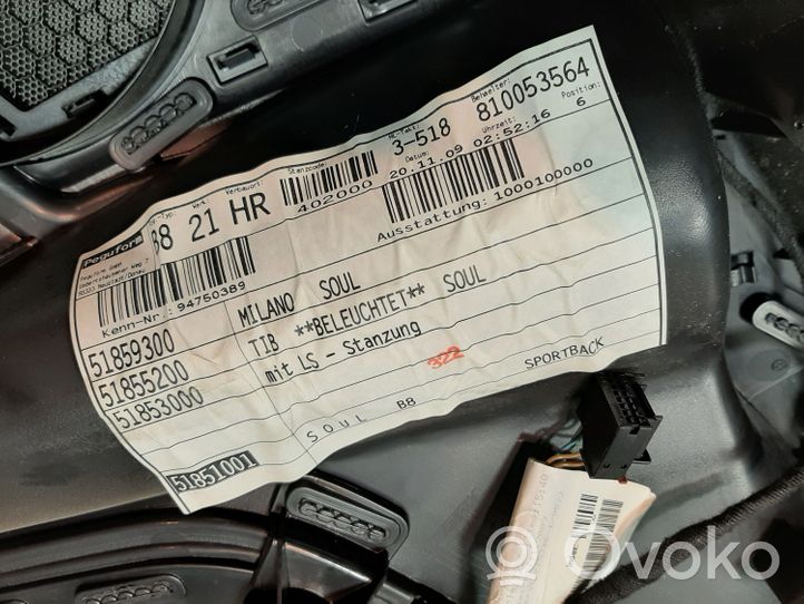 Audi A4 S4 B8 8K Kit garniture de panneaux intérieur de porte 8K0867306