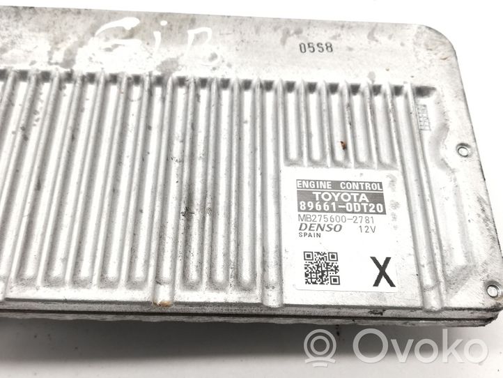 Toyota Yaris Sterownik / Moduł ECU 896610DT20