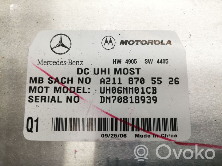 Mercedes-Benz GL X164 Moduł / Sterownik Bluetooth A2118705526