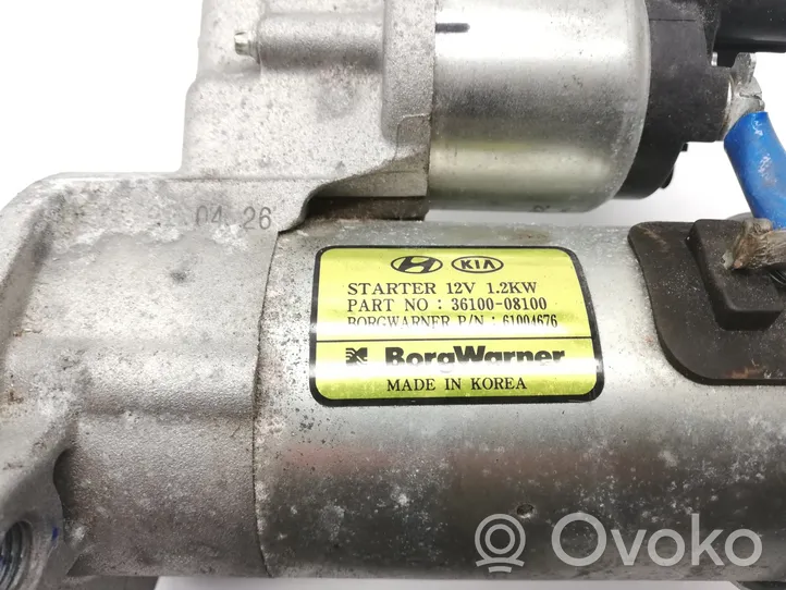 KIA Rio Starter motor 3610008100