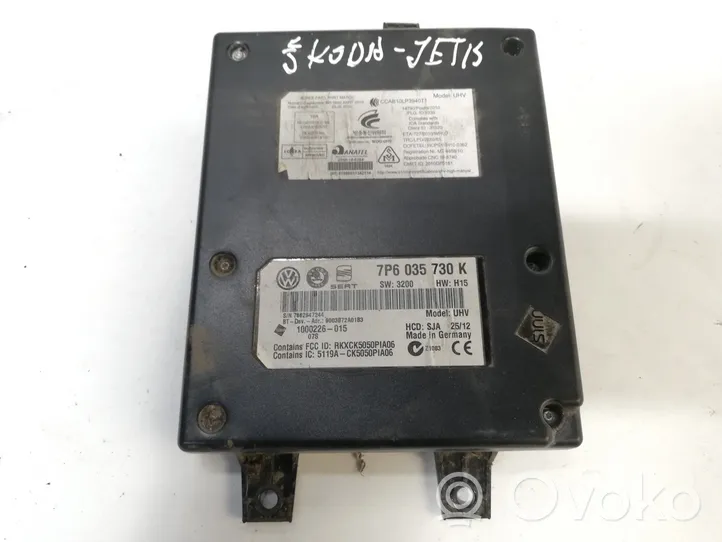 Skoda Yeti (5L) Bluetooth control unit module 7P6035730K